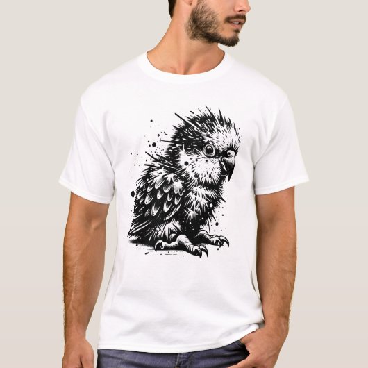 赤ちゃんオウム Tシャツ (正面)