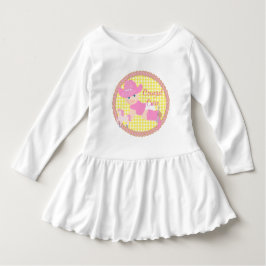 赤ちゃんカウガール ピンクハット ブーツと馬 ベビーTシャツ