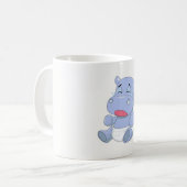 赤ちゃんカバの泣き声 コーヒーマグカップ (正面左)