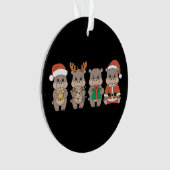 赤ちゃんカバームーデン クリスマス オーナメント (正面)