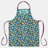 赤ちゃんカラフルのシャワーパーソナライズされた エプロン (正面)