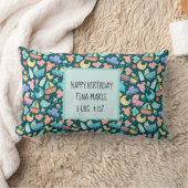 赤ちゃんカラフルのシャワーパーソナライズされた ランバークッション (ブランケット)