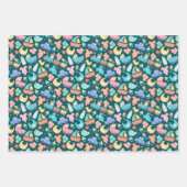 赤ちゃんカラフルの夕闇 ラッピングペーパーシート (正面3)