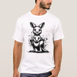 赤ちゃんカンガルー Tシャツ