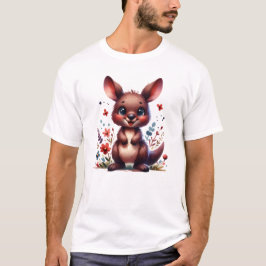 赤ちゃんカンガルー Tシャツ