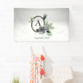 赤ちゃんガールバナーのキラキラの王冠 横断幕 (インサイチュ)