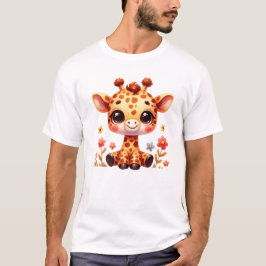 赤ちゃんキリン Tシャツ