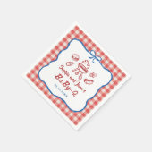 赤ちゃんクエ BBQ 独立記念日 ベビーシャワー スタンダードカクテルナプキン (角)