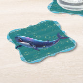 赤ちゃんクジラ ペーパーコースター (アングル)