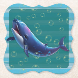 赤ちゃんクジラ ペーパーコースター