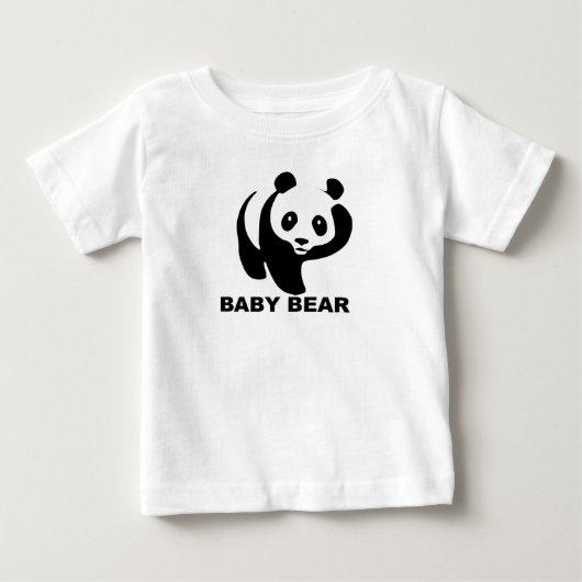 赤ちゃんクマ ベビーTシャツ (正面)