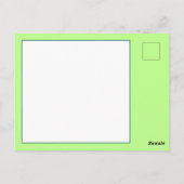 赤ちゃんクマ ポストカード (裏面)