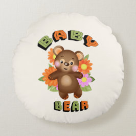 赤ちゃんクマ ラウンドクッション