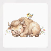 赤ちゃんサファリ動物 ラベル (デザイン1)
