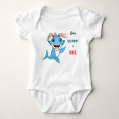 赤ちゃんサメ ベビーボディスーツ (正面)