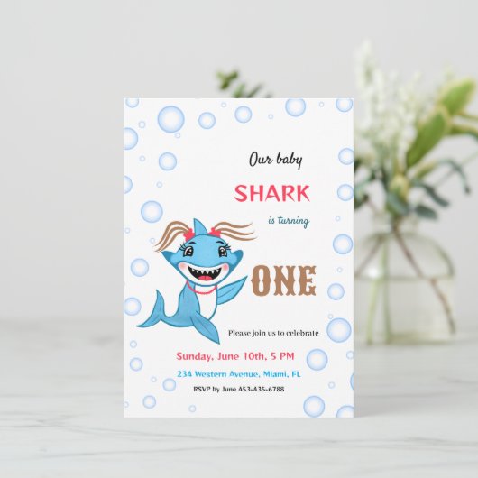 赤ちゃんサメ 招待状 (スタンド正面)