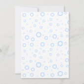 赤ちゃんサメ 招待状 (裏面)