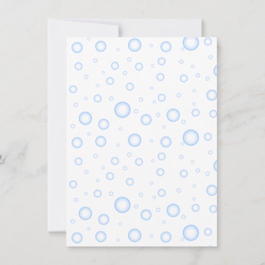 赤ちゃんサメ 招待状 (裏面)