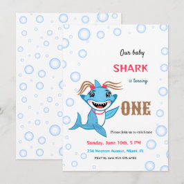 赤ちゃんサメ 招待状