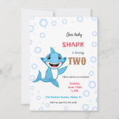 赤ちゃんサメ 招待状 (正面)