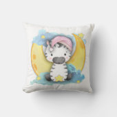 赤ちゃんシマウマの眠り時間 クッション (正面)