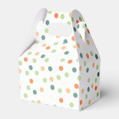 赤ちゃんシャワカラフルードットかわいいパターン フェイバーボックス (裏面サイド)
