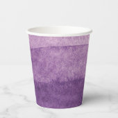 赤ちゃんシャワパーソナライズされたーパープルレインボー 紙コップ (裏面)