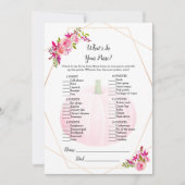 赤ちゃんシャワーあなたの財布ゲームのカボチャの中にあるものを 招待状 (正面)