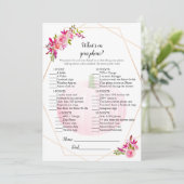 赤ちゃんシャワーあなたの電話ゲームのカボチャ何 招待状 (スタンド正面)