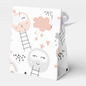 赤ちゃんシャワーありがとうお月への道 フェイバーボックス (裏面サイド)