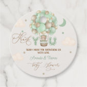 赤ちゃんシャワーありがとうございありがとう フェイバータグ (正面)