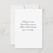 赤ちゃんシャワーありがとうフォトカード サンキューカード (裏面)