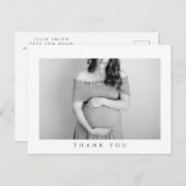 赤ちゃんシャワーありがとうフォトポストカード ポストカード (正面/裏面)