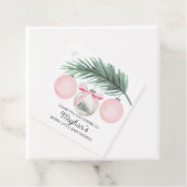 赤ちゃんシャワーありがとうラベルメリーリトルベビーショウ フェイバータグ (インサイチュ)