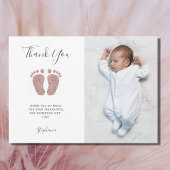 赤ちゃんシャワーありがとう写真 サンキューカード