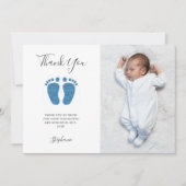 赤ちゃんシャワーありがとう写真 サンキューカード (正面)