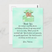 赤ちゃんシャワーありがとう男女兼用民族 ポストカード (正面/裏面)