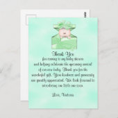 赤ちゃんシャワーありがとう男女兼用 ポストカード (正面/裏面)