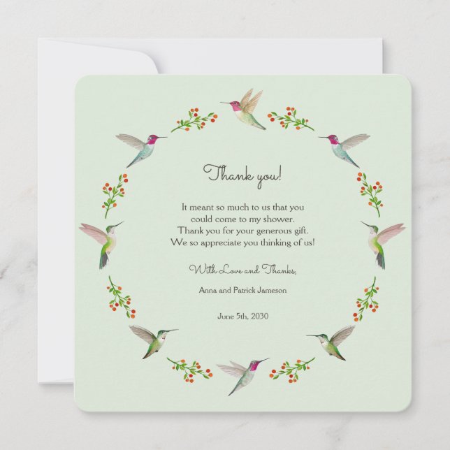 赤ちゃんシャワーありがとう (正面)