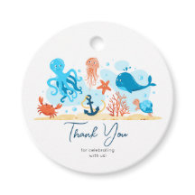 赤ちゃんシャワーありがとう。かわいい水中世界