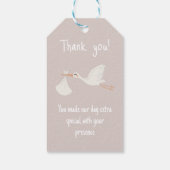 赤ちゃんシャワーありがとう ギフトタグ (裏面)