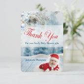赤ちゃんシャワーありがとう サンキューカード (スタンド正面)