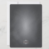 赤ちゃんシャワーおむつアクティビティカードサイン 招待状 (裏面)