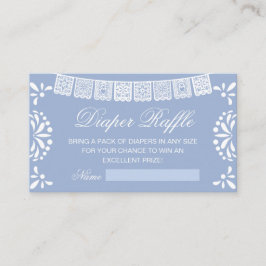 赤ちゃんシャワーおむつラッフェル囲いカード エンクロージャーカード