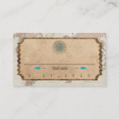 赤ちゃんシャワーおむつラッフルカード 名刺 (裏面)