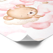 赤ちゃんシャワーおむつラッフルサインを待つことができる ポスター (角)