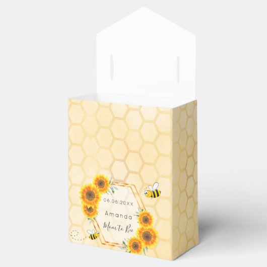 赤ちゃんシャワーお母さんヒマワリ感謝していに フェイバーボックス (オープン)