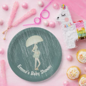 赤ちゃんシャワーお母さん ペーパープレート (パーティー)