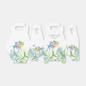 赤ちゃんシャワーお気に入りボックス水彩熱帯魚 フェイバーボックス (折り畳みなし)