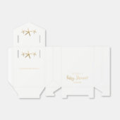 赤ちゃんシャワーお気に入りボックス – ビーチ、海、ヒトデ フェイバーボックス (折り畳みなし)